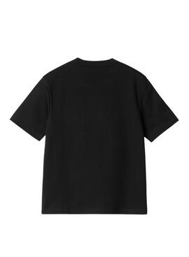 Camiseta Carhartt Luca negro para mujer