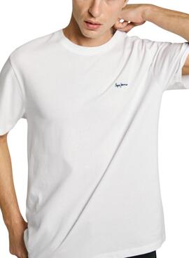 Camiseta Pepe Jeans Contrast Connor blanco para hombre