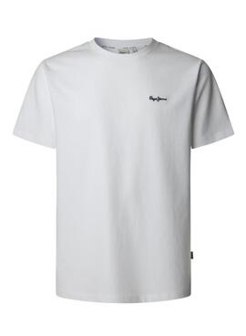 Camiseta Pepe Jeans Contrast Connor blanco para hombre