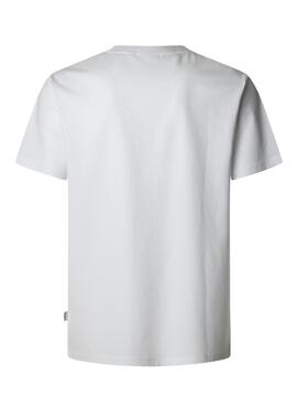 Camiseta Pepe Jeans Contrast Connor blanco para hombre