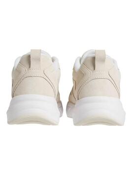 Zapatillas Calvin Klein Low beige para mujer