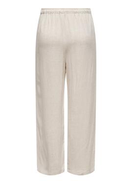 Pantalón Only Siesta beige para mujer