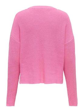 Jersey Only Lluna rosa para mujer