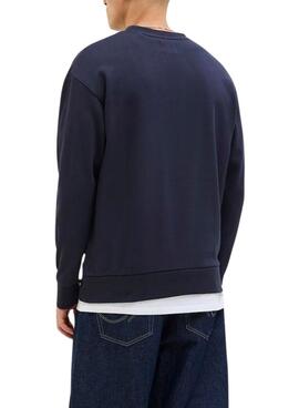 Sudadera Jack and Jones Beau marino para hombre