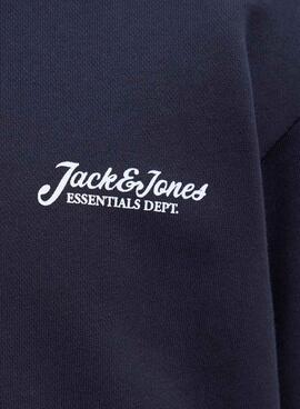 Sudadera Jack and Jones Beau marino para hombre