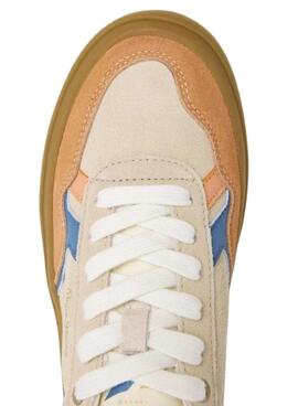 Zapatillas Pepe Jeans Travis City beige para mujer