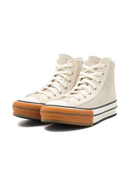 Zapatillas Converse Chuck Taylor All Star Eva Lift beige para mujer