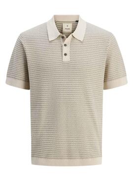 Polo Jack and Jones Knit gris