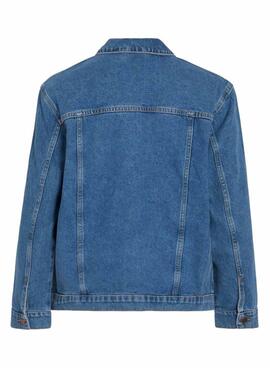 Chaqueta Vila Mey azul para mujer