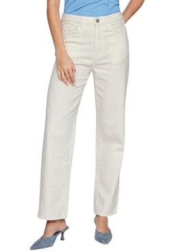 Pantalón Vaqueri Vila Kelly blanco para mujer