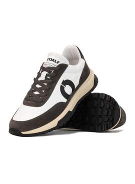 Zapatillas Ecoalf Ventura blanco y negro para hombre