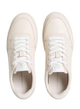 Zapatillas Calvin Klein Classic Cupsole beige para hombre