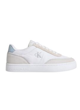 Zapatillas Calvin Klein Cupsole Mix blanco para mujer