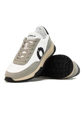 Zapatillas Ecoalf Ventura blanco y gris para hombre