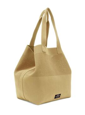 Bolso Ecoalf Tikaalf tote amarillo para mujer