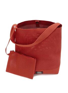 Bolso Ecoalf Tikaalf bucket coral para mujer