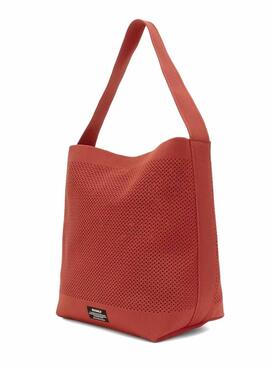 Bolso Ecoalf Tikaalf bucket coral para mujer