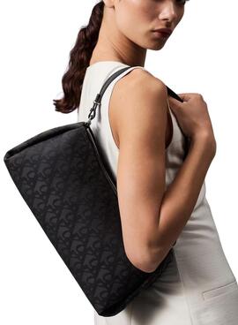 Bolso Calvin Klein Monogram negro para mujer