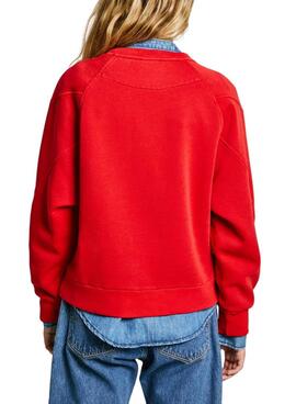 Sudadera Pepe Jeans Reese rojo para mujer