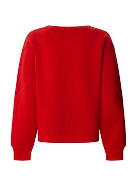 Sudadera Pepe Jeans Reese rojo para mujer