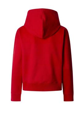 Sudadera Pepe Jeans Maddy rojo para mujer