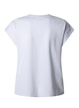 Camiseta Pepe Jeans Roalie blanco para mujer