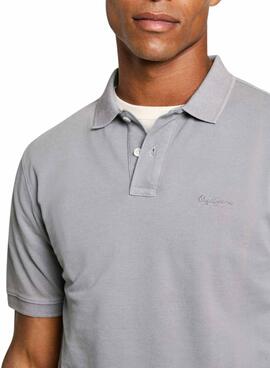 Polo Pepe Jeans New Oliver gris para hombre