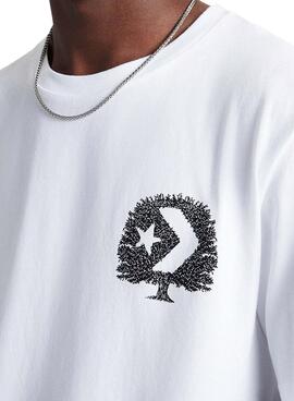 Camiseta Converse Outside blanco para hombre