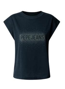 Camiseta Pepe Jeans Raya azul marino para mujer