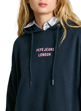 Sudadera Pepe Jeans Rikki azul marino para mujer