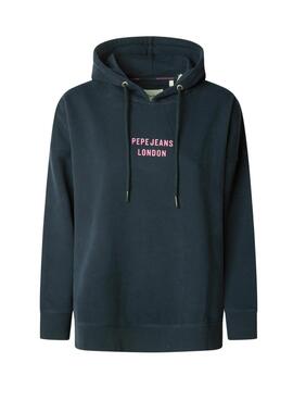 Sudadera Pepe Jeans Rikki azul marino para mujer