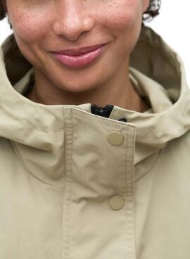 Chaqueta Ecoalf Juno beige para mujer