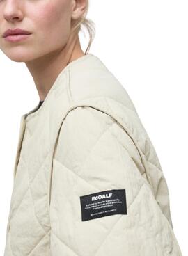 Chaqueta Ecoalf Mayen beige para mujer