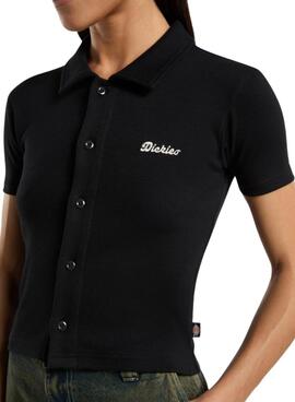 Polo Dickies Tallasse negro para mujer