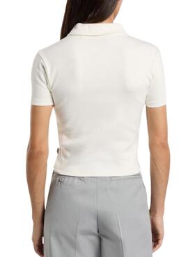 Polo Dickies Tallasse blanco para mujer