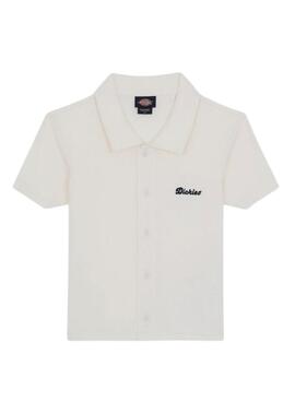 Polo Dickies Tallasse blanco para mujer