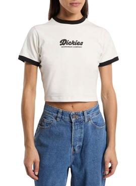 Camiseta Dickies Lewistown blanco para mujer