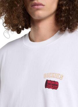 Camiseta Dickies Service Crew blanco para hombre