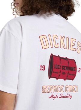 Camiseta Dickies Service Crew blanco para hombre