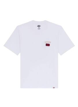 Camiseta Dickies Service Crew blanco para hombre