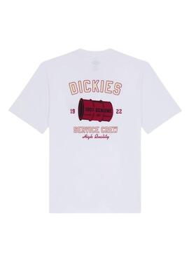 Camiseta Dickies Service Crew blanco para hombre