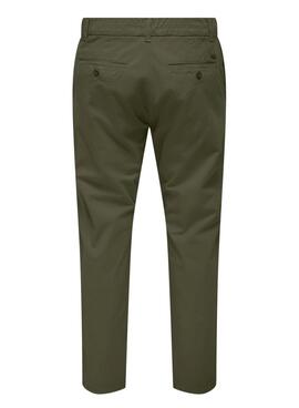 Pantalón Only and Sons Free verde para hombre