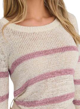 Jersey Only Geena beige para mujer