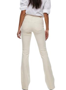 Pantalón Vaquero Only Blush beige para mujer