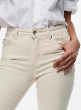 Pantalón Vaquero Only Blush beige para mujer