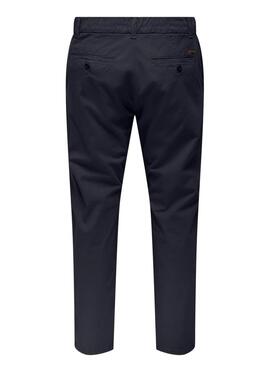 Pantalón Only and Sons Free marino para hombre