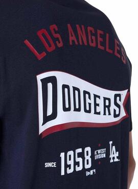 Camiseta New Era Dodgers azul marino para hombre