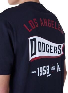 Camiseta New Era Dodgers azul marino para hombre