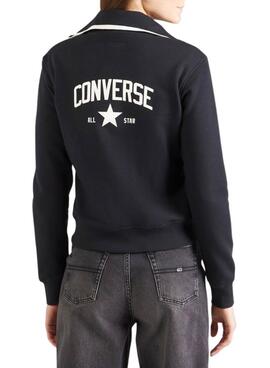 Chaqueta Converse All Star negro para mujer