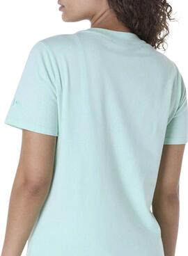 Camiseta New Era Athletics turquesa para mujer